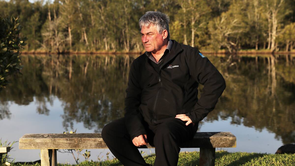 HIGH RISK: Blackalls Park resident Robert Baxter has found it difficult to insure his Lake Macquarie property due to flood risks. Picture: Peter Lorimer
