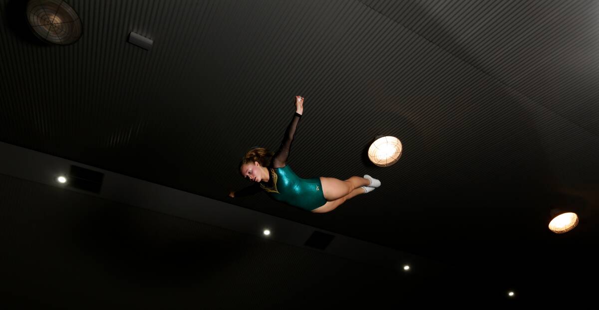 FLYING HIGH: Jessica Pickering was selected in the Youth Olympic Team for trampolining. Photo: Jonathan Carroll 