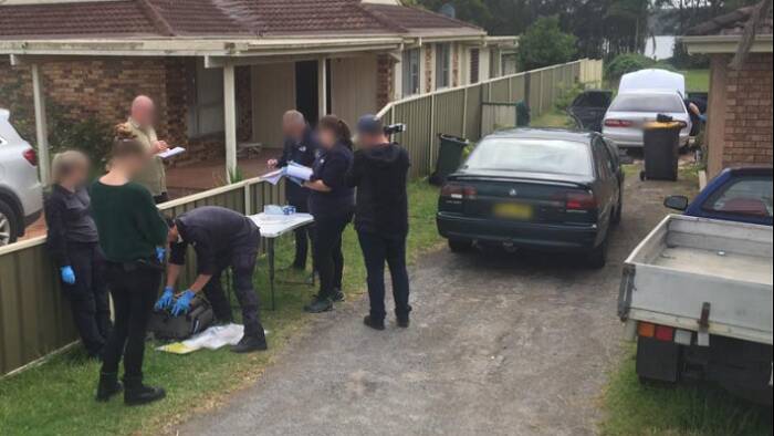 ARREST: Authorities have confirmed that a Rutherford raid was part of Operation Molto, which led to 44 arrests and 350 charges after a year. Picture: Australian Federal Police