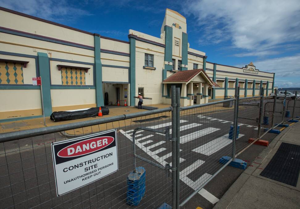 LOCKED UP: Newcastle Ocean Baths closed this week for upgrade works. It is due to stay shut for more than a year. Picture: Marina Neil