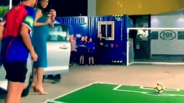 ‘Elated’: Watch Newcastle Jets fan Nikoli, 10, win a car with TV goal
