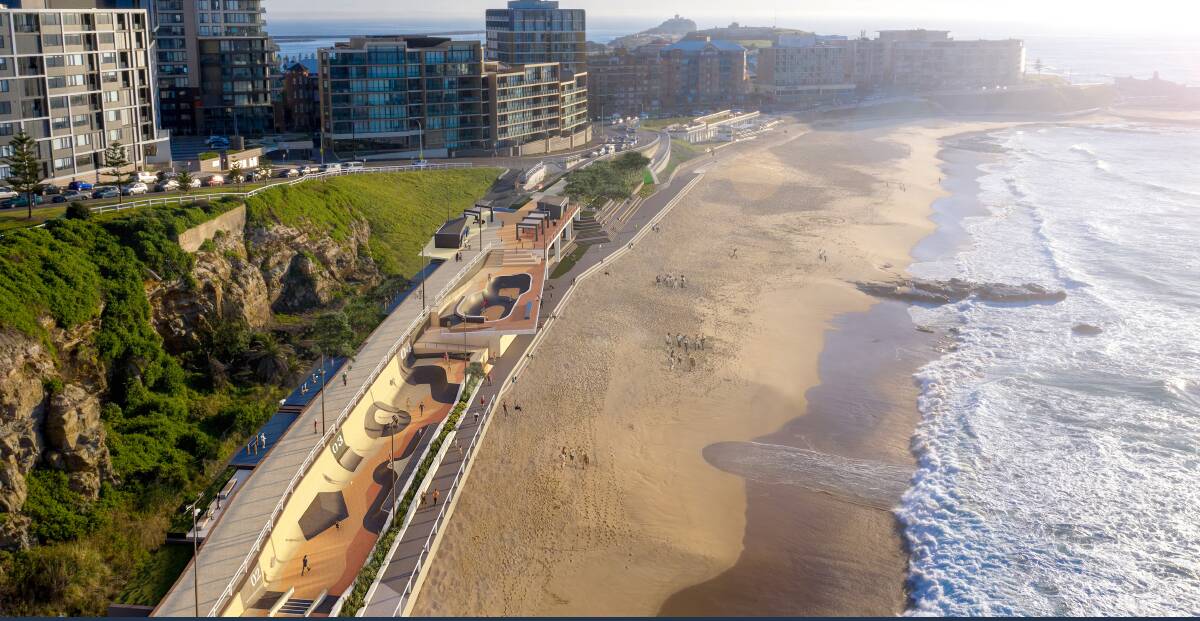 ARTIST'S IMPRESSION: How the two-year project could look upon completion. Picture: City of Newcastle