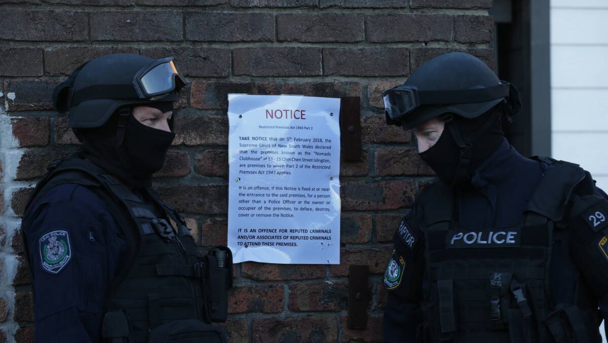 ON THE SCENE: Strike Force Raptor will have a long-term Hunter arm, NSW Police announced on Sunday. The anti-gang police have been investigating ongoing tensions between Nomads and Finks bikies in the region. 
