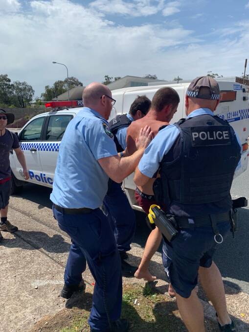 ARRESTED: A man was assisting police with inquiries on Sunday night. Picture: Joel Roberts