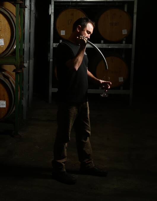 HARD CHOICE: Mt Pleasant winemaker Adrian Sparks has informed wine club members they will write off the 2020 vintage due to smoke-tainted grapes.