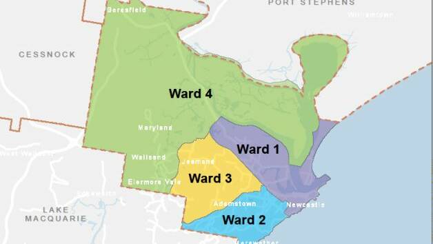 Suburb ward split reduced in Newcastle as councils redraw the lines