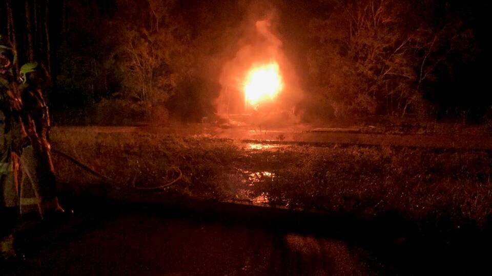 Substation fire near Kurri Kurri 'a suspected arson attack': Ausgrid