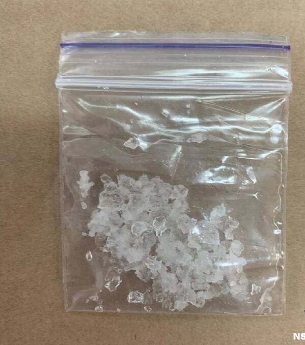 FOUND: Police allege their search of a car stopped in New Lambton uncovered more than 8.6 grams of methamphetamine and a prescribed restricted substance. 