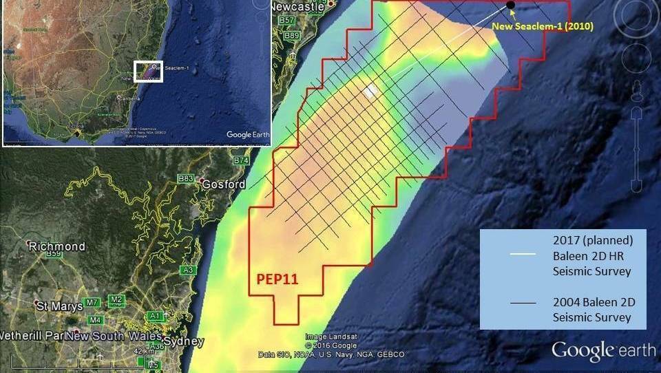 MAPPED OUT: The PEP11 area. Advent Energy has described it as a "significant untested gas play".