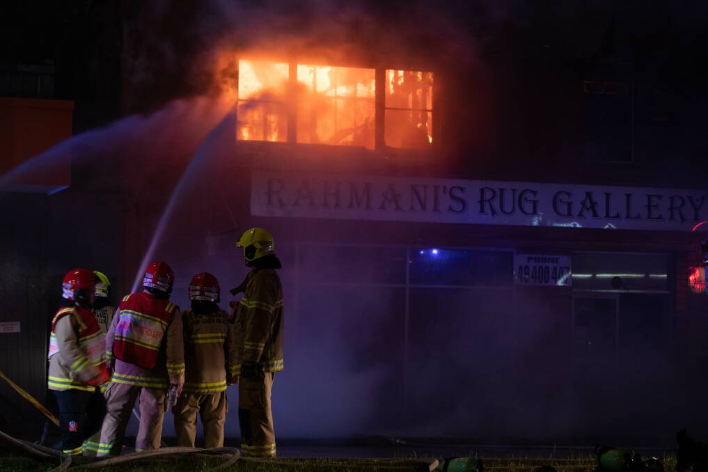 Pictures: Dan Irwin and Fire and Rescue Station 376 Merewether 