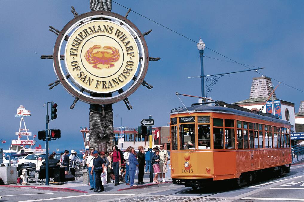 GET THEM HOOKED: The strategy notes San Francisco's Fisherman's Wharf as an example of a waterfront precinct that draws in tourists with food and heritage attractions.