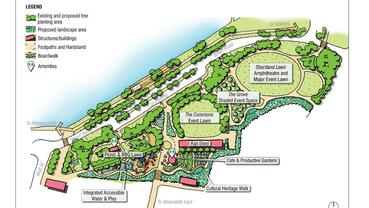 Foreshore Park play, splash zone plans unveiled