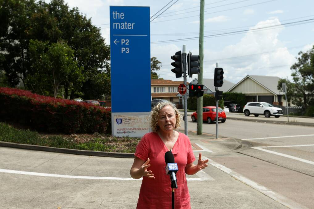 Newcastle MP Sharon Claydon speaking out about the GP Access clinic closure ahead of its 2021 Christmas Eve closure. Picture by Jonathan Carroll