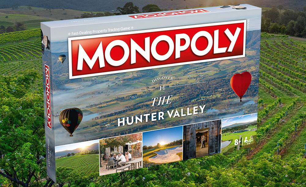 The new Hunter Valley Monopoly giving Newcastle a run for its money