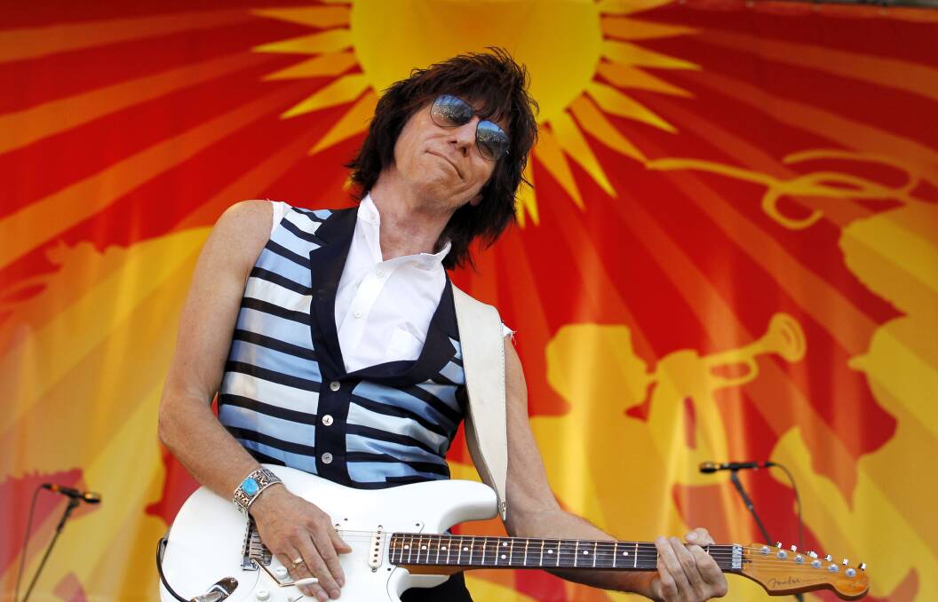 Jeff Beck in 2011. Picture by Gerald Herbert