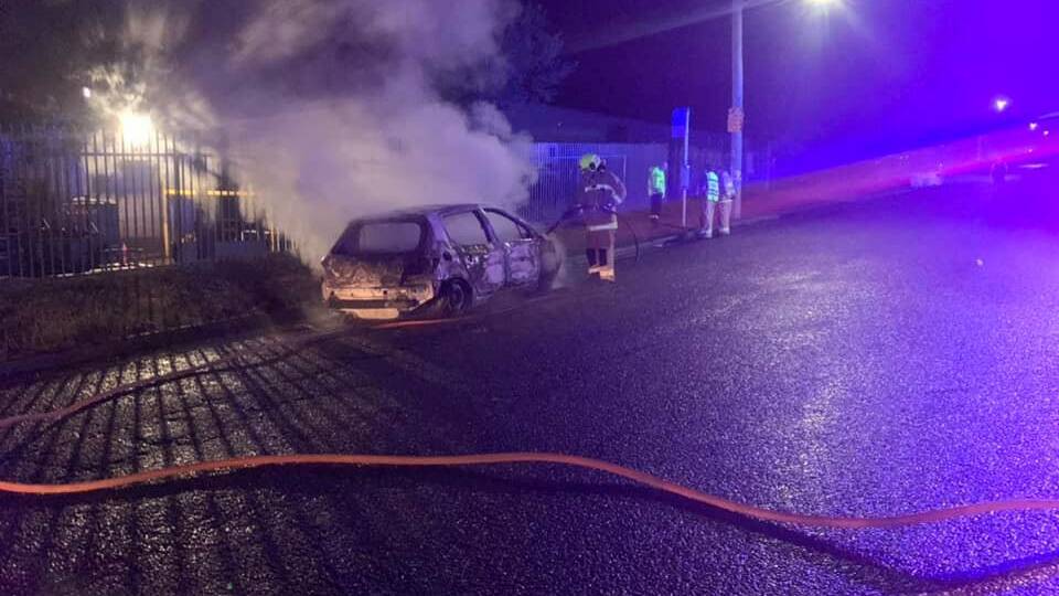Police investigate after early morning Cardiff car fire, business blaze