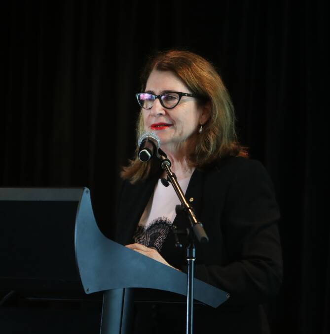 Commissioner Lynelle Briggs at the royal commission into aged care community forum in Wollongong in March. Picture: Sylvia Liber