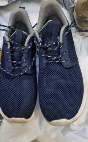 CLUE: Police released an image of the man's shoes in the hope someone may recognise them. Picture: NSW Police