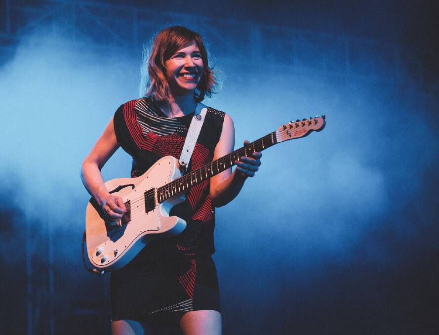 Guitarist Carrie Brownstein created TV series Portlandia during the band's hiatus. Picture by Matsu Photography