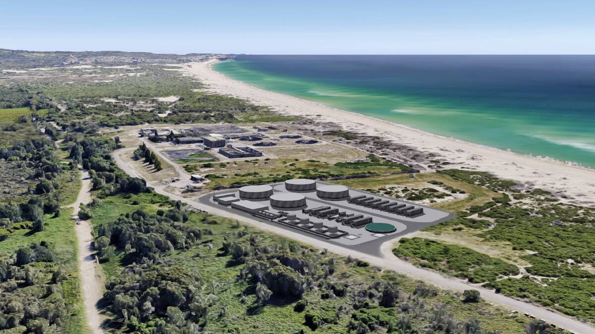 PLANNED: The $87 million Belmont desalination plant. 