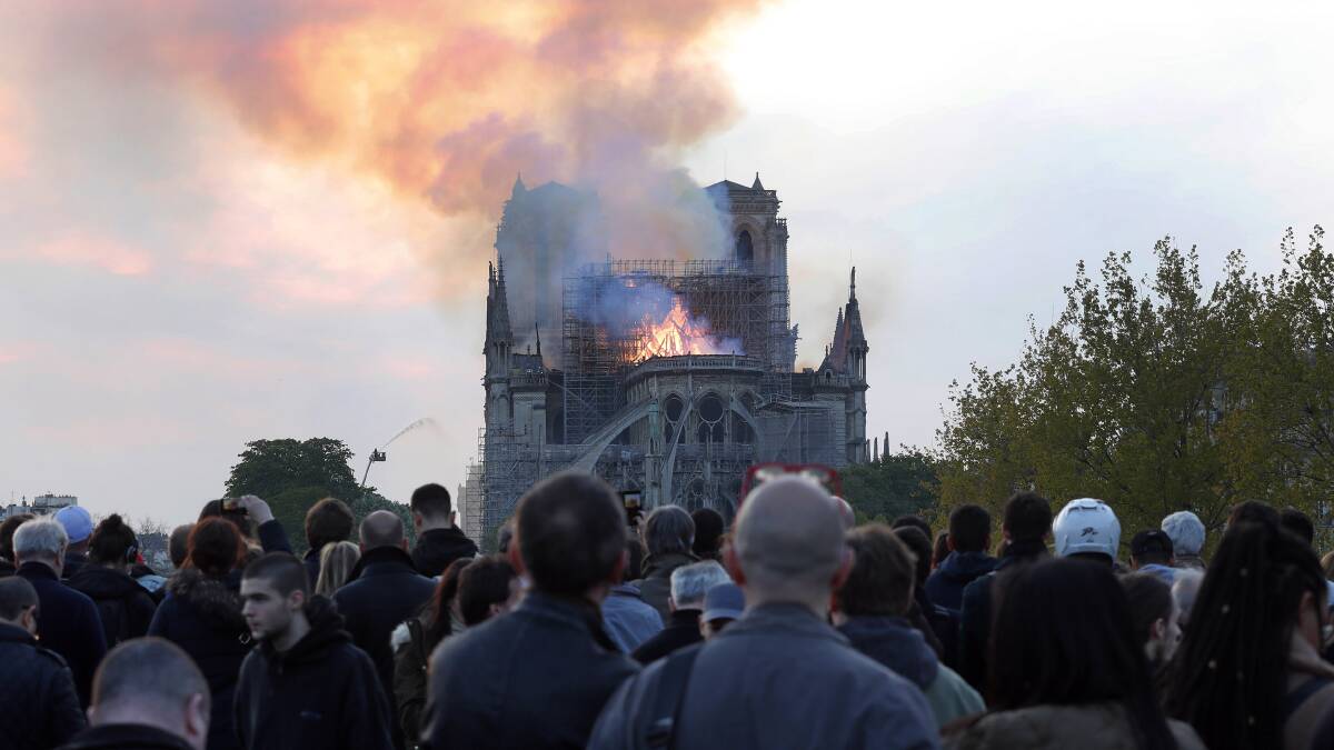 THEIR PROBLEM: Reader William Hardes argues the Catholic church has the resources to cover the repairs to Notre Dame without Australian government funds.