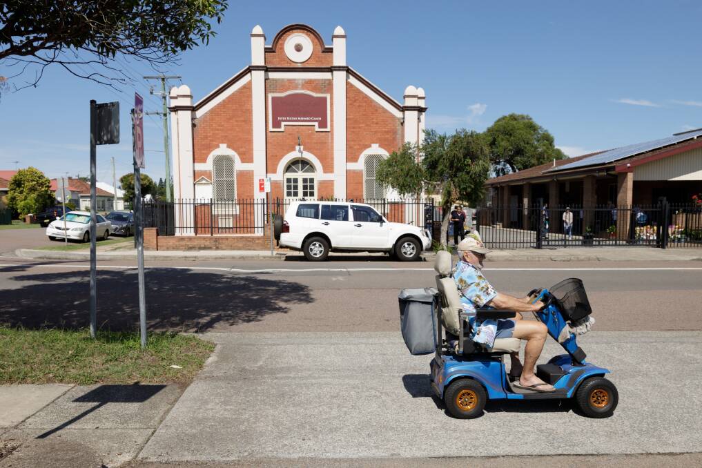 ROUGH ROAD: A mobility scooter in Mayfield. Reader Ruth McFayden argues that footpaths in her area are unsuitable for her vehicle. Picture: Max Mason-Hubers