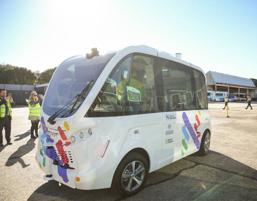 TESTING PHASE: City of Newcastle and Keolis Downer unveiled their driverless vehicle in Hamilton last week. Reader Matthew Squair argues questions remain.