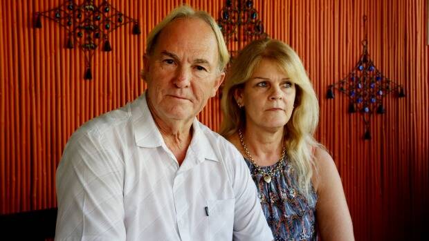 Lake Macquarie's David Moore and Janette Howell are leading a class action against Scenic Tours. Photo: Peter Stoop
