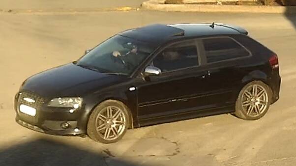 Police released this CCTV image of the Audi hatchback on Wednesday. Picture by NSW Police