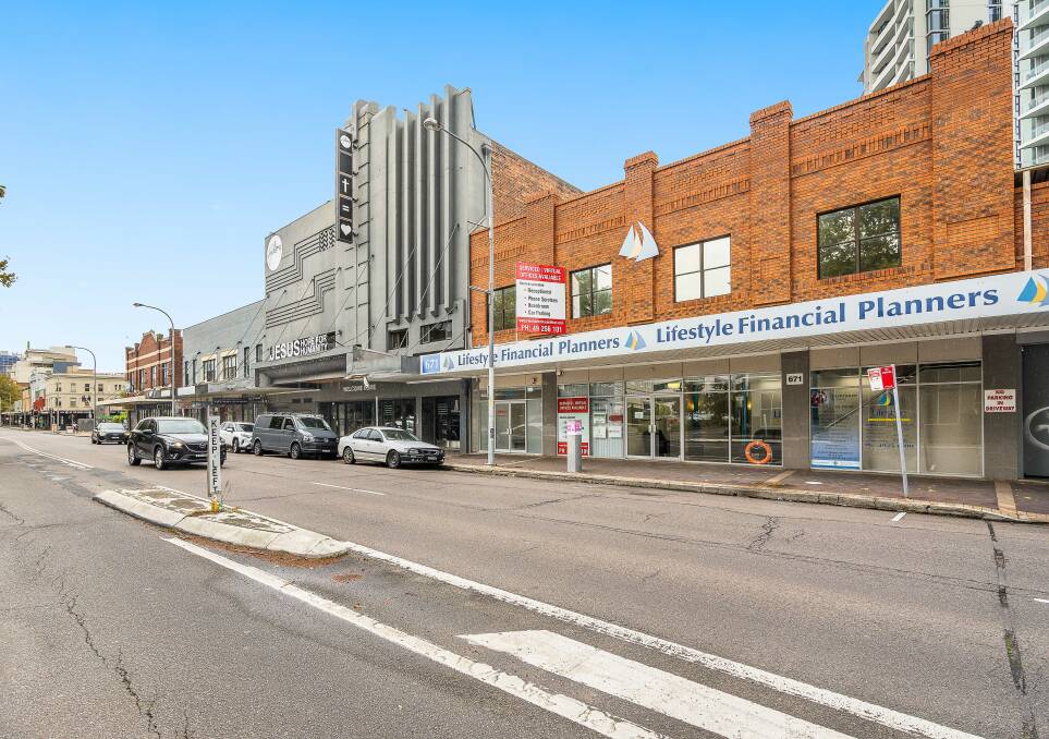 This building on Hunter Street is being sold through an expressions of interest campaign, closing April 15, and early interest has been local.