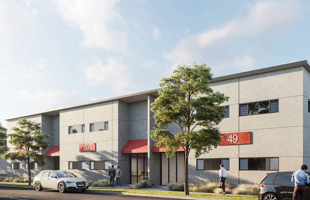 POPULAR: An artist's impression of the new commercial and storage development for 37 Darling Street in Carrington.