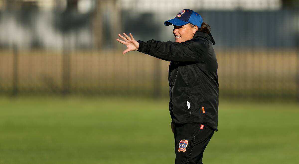 MORE TO COME: Newcastle Jets women's coach Ash Wilson has identified key areas for improvement in her third season in charge. Picture: Jonathan Carroll
