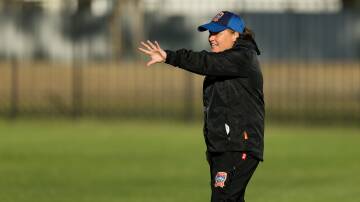 MORE TO COME: Newcastle Jets women's coach Ash Wilson has identified key areas for improvement in her third season in charge. Picture: Jonathan Carroll