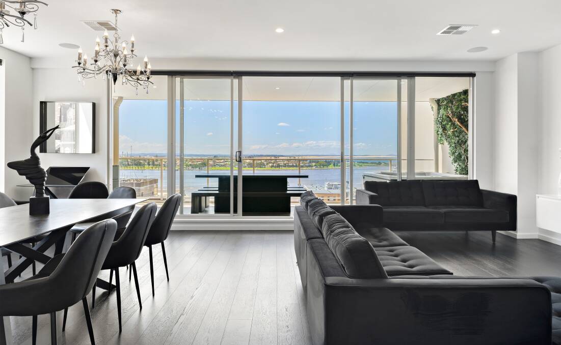 CITY LIVING: This Newcastle penthouse was marketed with a guide of $2.3 million and sold for an undisclosed sum. 