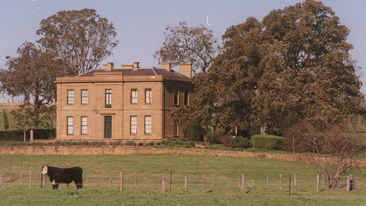 Yesteryear: Historic Aberglasslyn House is considered to be one of the finest examples of  social, economic and architectural history in Australia.