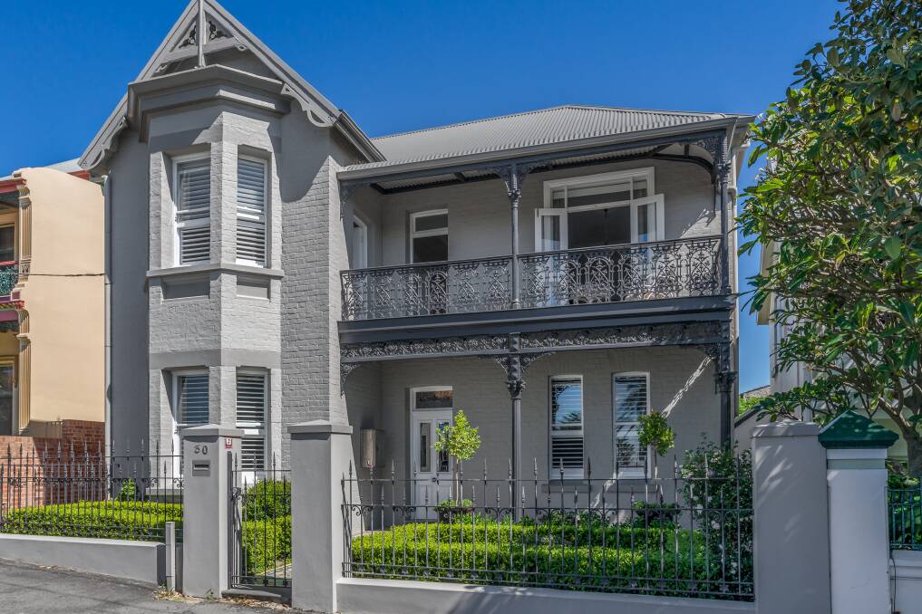 It was built in the late 1800s, is in one of Newcastle's premier streets and has a price guide of $4 million.