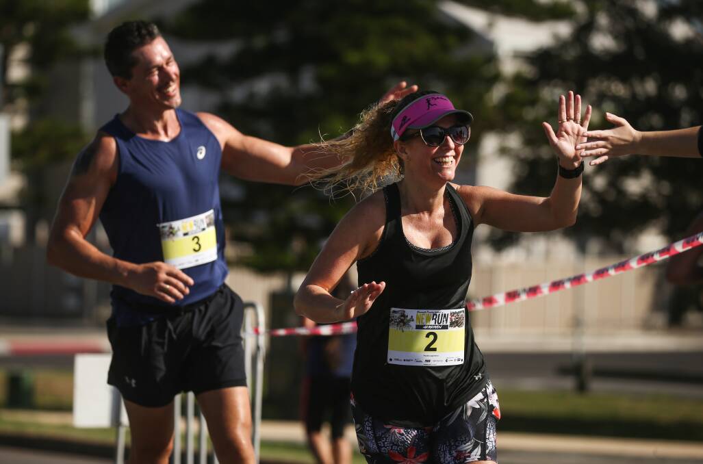 ENCOURAGEMENT: There's something nice about the support you receive around the course from fellow race goers, spectators and volunteers. Pictures: Marina Neil