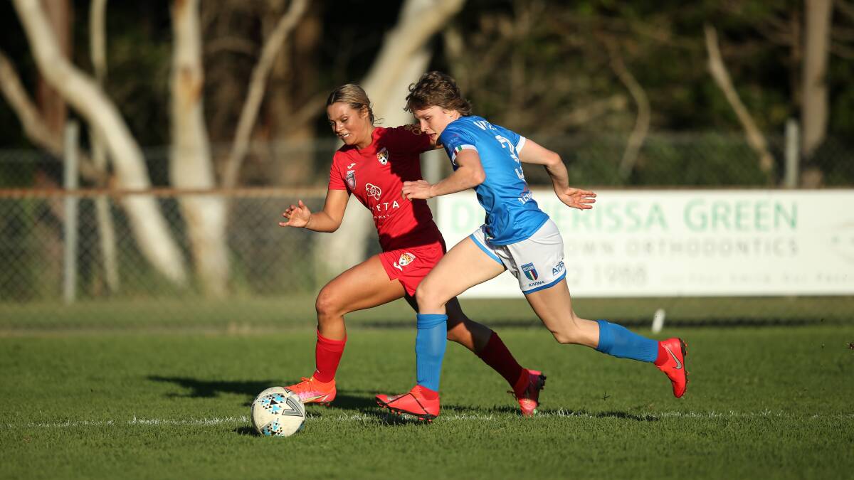 Magic's Chelsea Lucas, pictured in the first round, scored a hat-trick against Charlestown on Friday night. Picture: Marina Neil