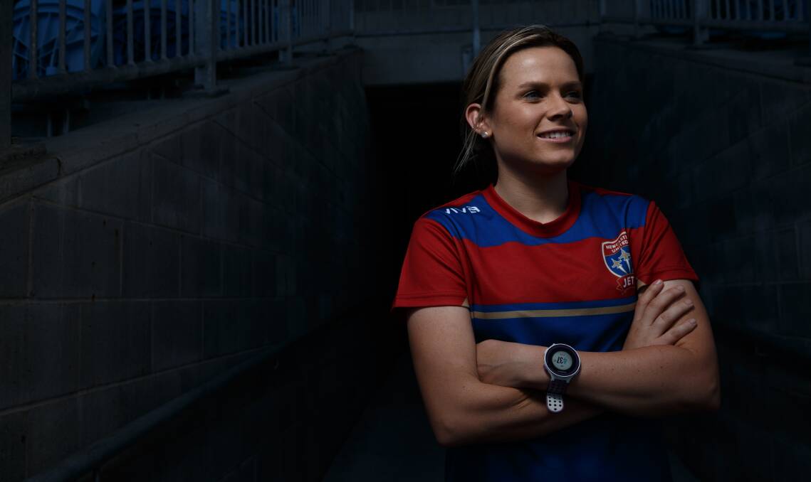 CONSISTENT: Newcastle Jets player Cassidy Davis will play her 50th W-League match for the club on Saturday. Picture: Max Mason-Hubers