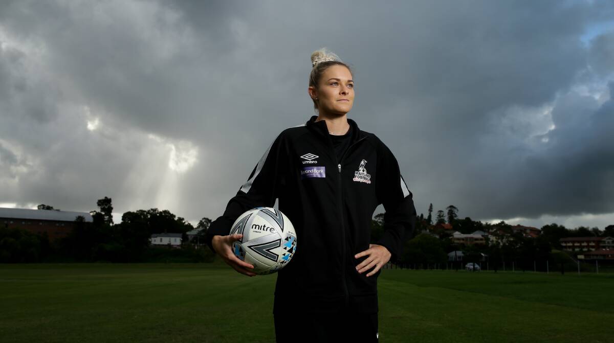 NEW MOVE: Sophie Stapleford is looking forward to the challenge of helping Maitland become an established club in Herald Women's Premier League. Picture: Jonathan Carroll