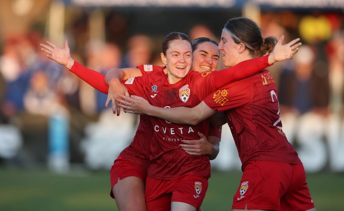 Lucy Jerram equalised with a stunning goal in the 23rd minute for Broadmeadow at Magic Park on Sunday. Picture by Sproule Sports Focus.