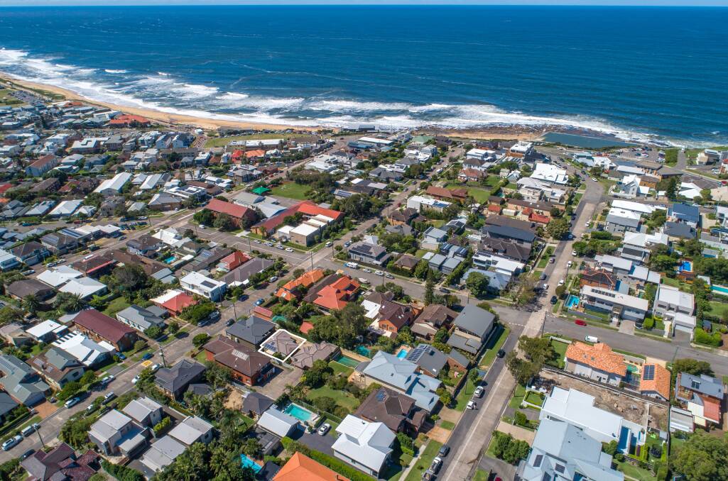COASTAL LIFESTYLE: This two-bedroom villa has an auction guide of $780,000 and is located within walking distance of Merewether beach and ocean baths.