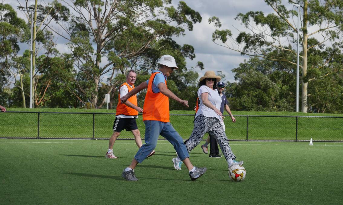 Walking Football might be an option for those looking to stay active in a low-impact format. Picture: Northern NSW Football