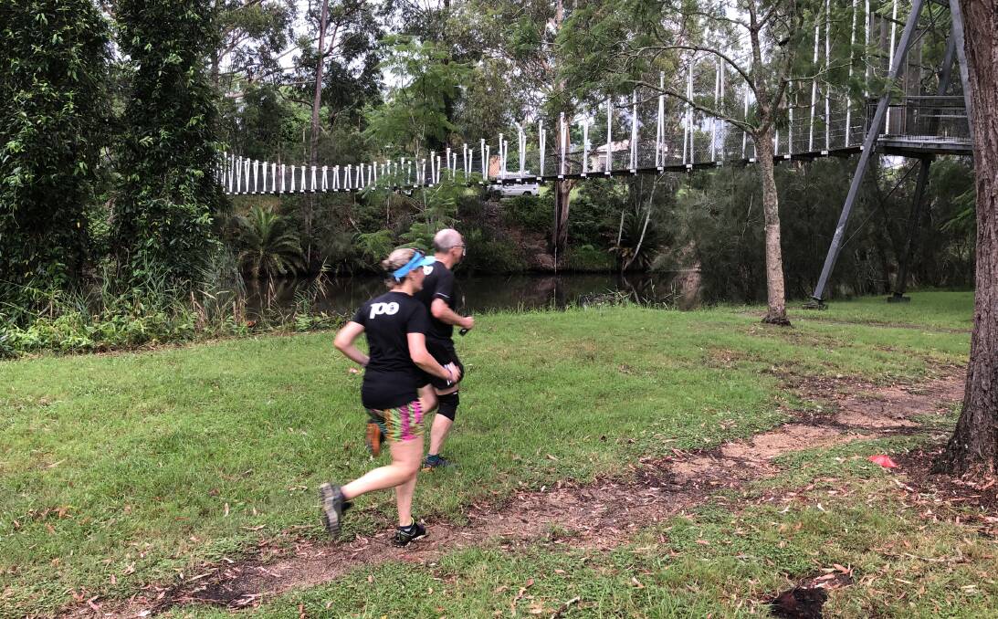 Runners test out the course for one of Australia's newest parkruns at Avondale University College in Coorangbong. Picture: Supplied