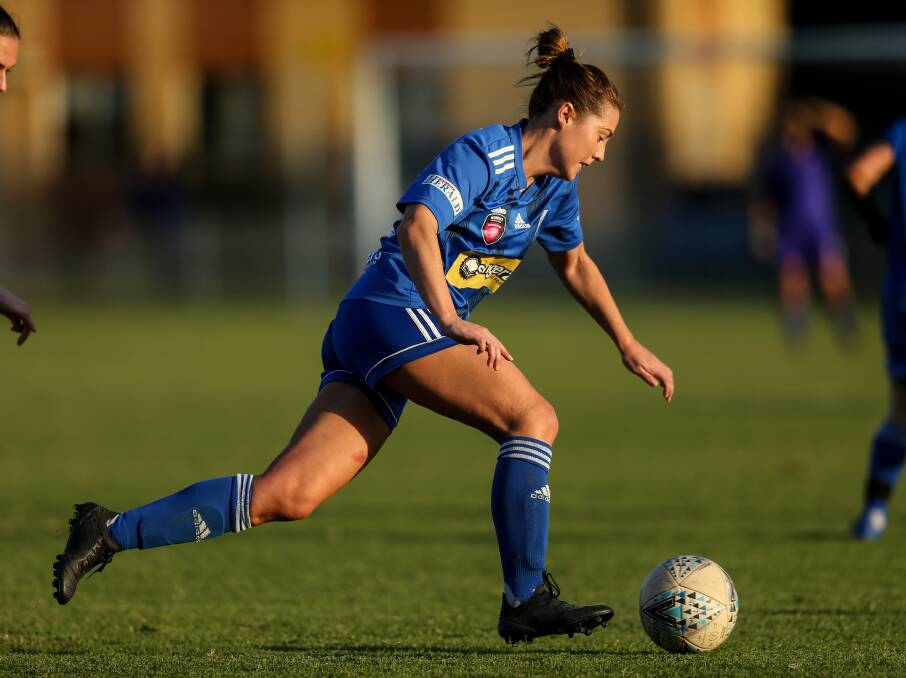 Newcastle Olympic captain Laura Hall will be a key player as they look to bounce back from last round's loss to Broadmeadow. Picture by Marina Neil