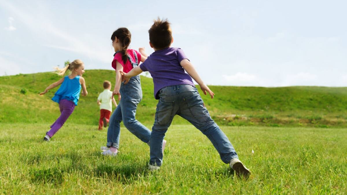 Kids loving playing tag and now the whole family can get involved with Variety's Tag You're It campaign. Picture: Supplied