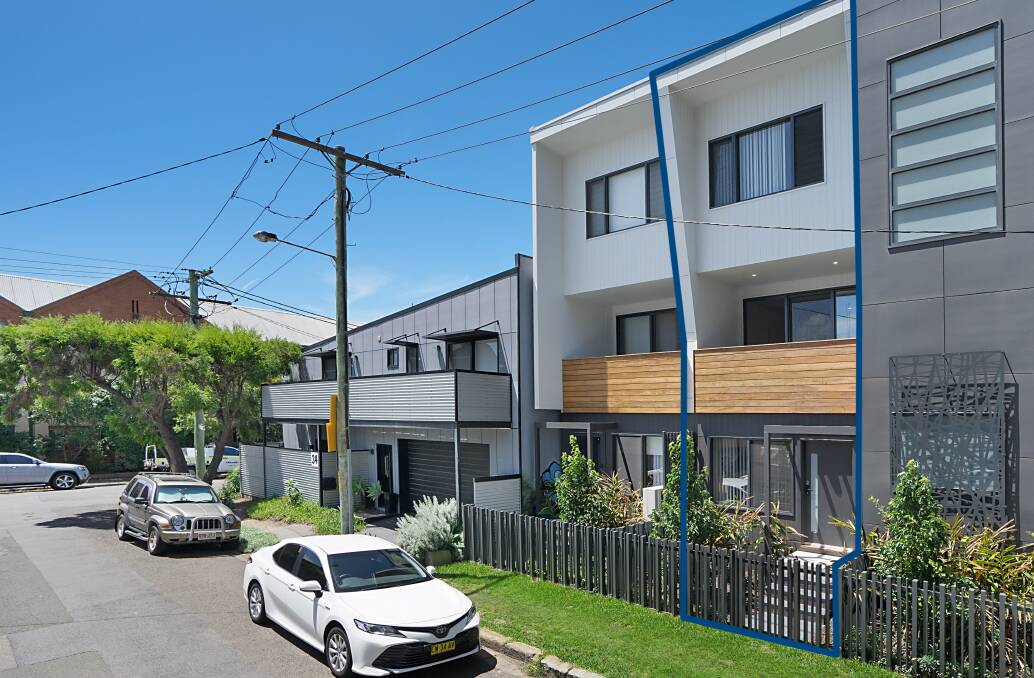 INNER CITY: A two-bedroom, tri-level residence in a boutique complex in Wickham has been sold for $680,000. 