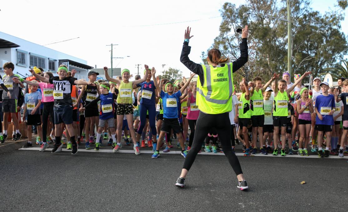FUN RUN: The Lake Macquarie Running Festival on August 25 has a kids 4km scamper. Picture: Max Mason-Hubers 