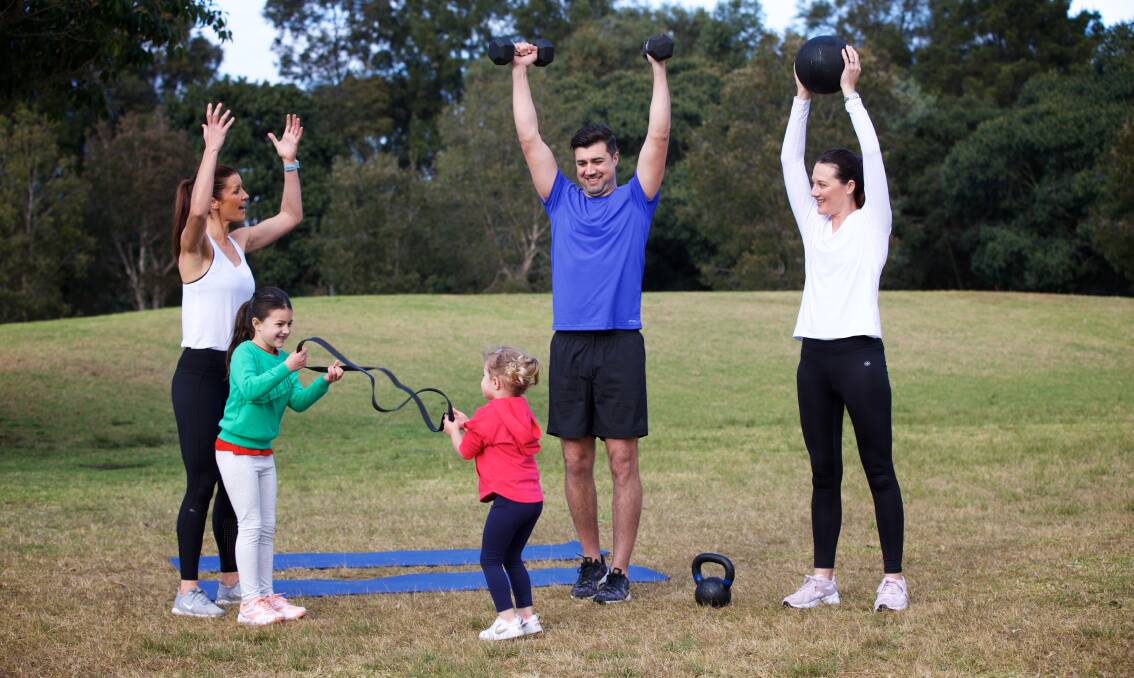 FAMILY TIME: Getting you family outdoors and exercising together is a great way to have time together while also improving your health and fitness. Picture: Jane Dempster