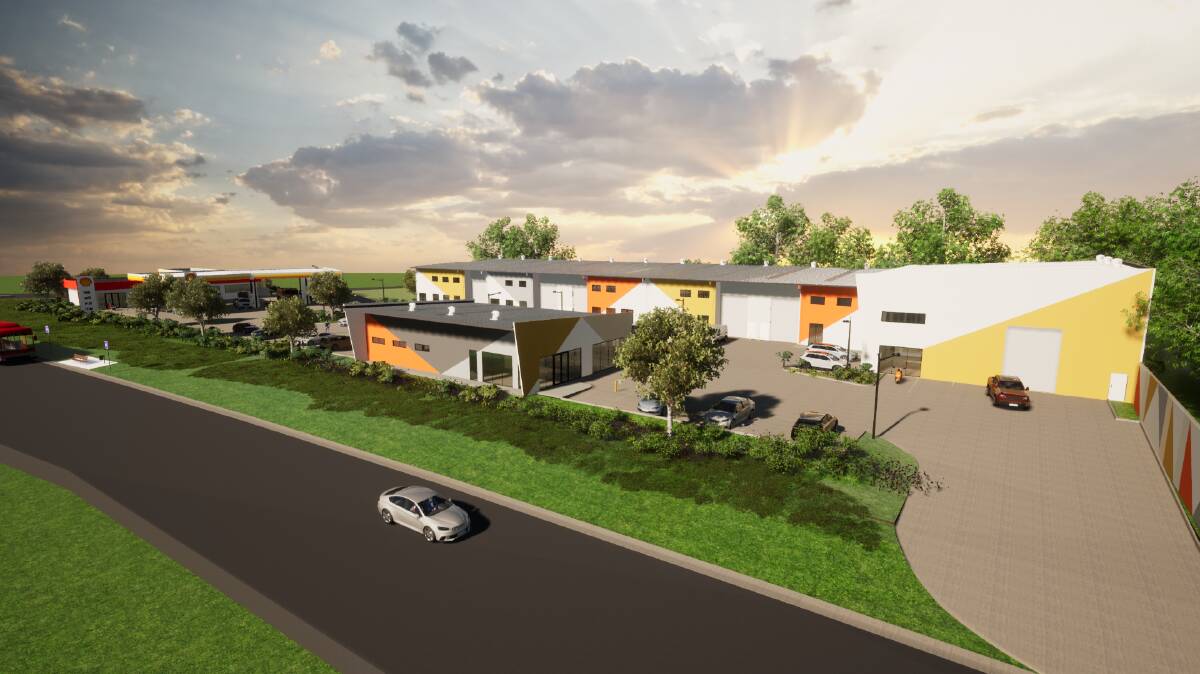 An artist's impression of the units being offered for sale or lease at 793 Tomago Road, Tomago.